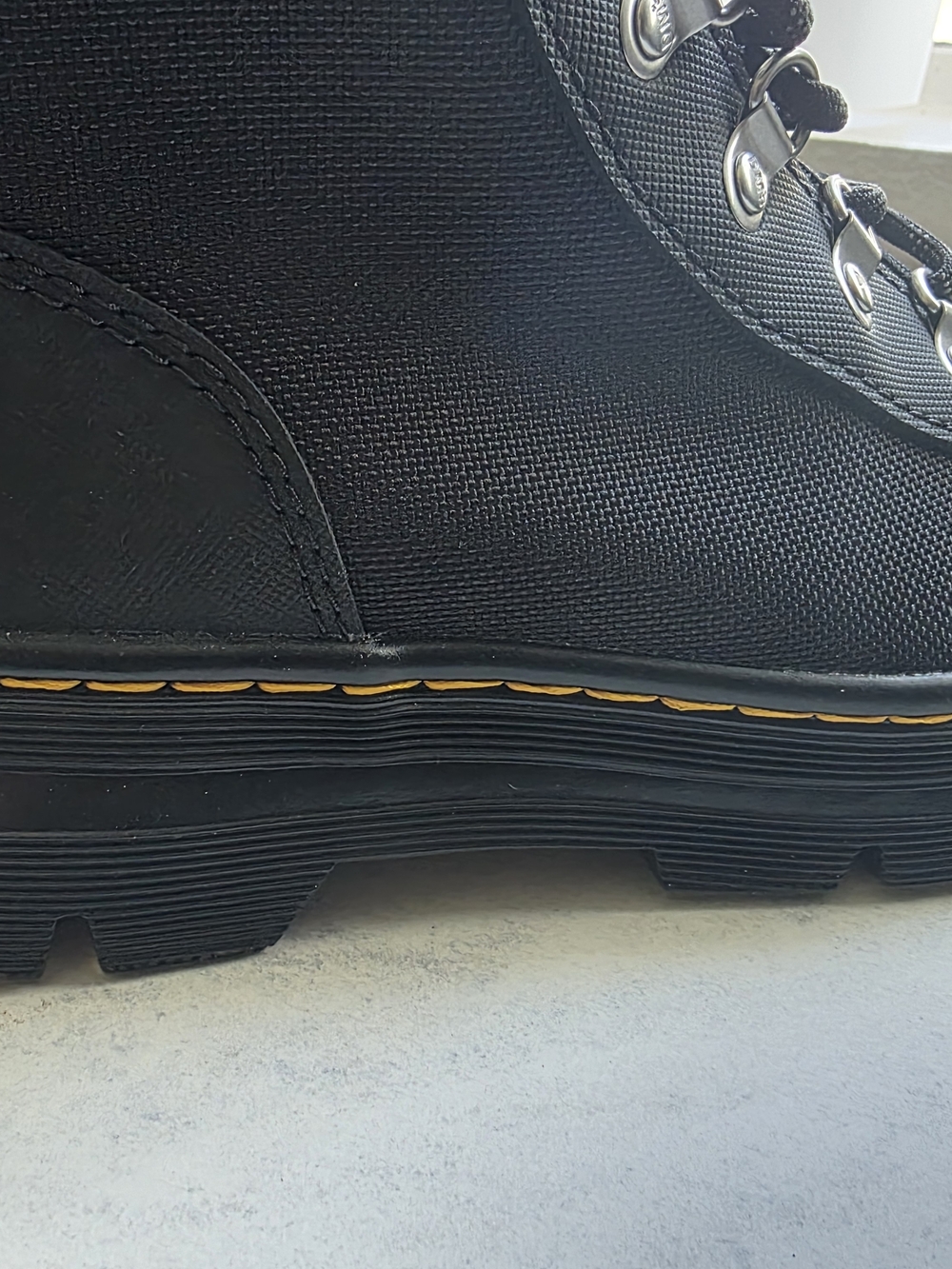 Dr. Martens Mens Black Textured Boot - Picture 4 of 6